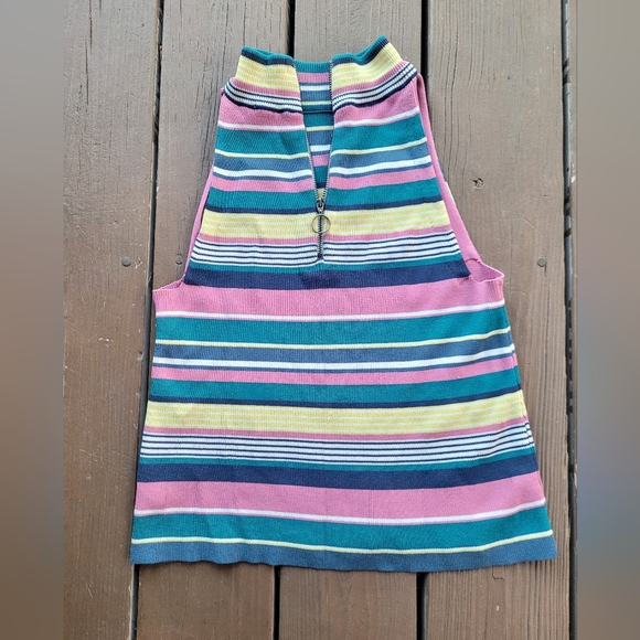 Maeve {Anthropologie} 90's Vintage Style Knit Sleeveless Top - Picture 1 of 6